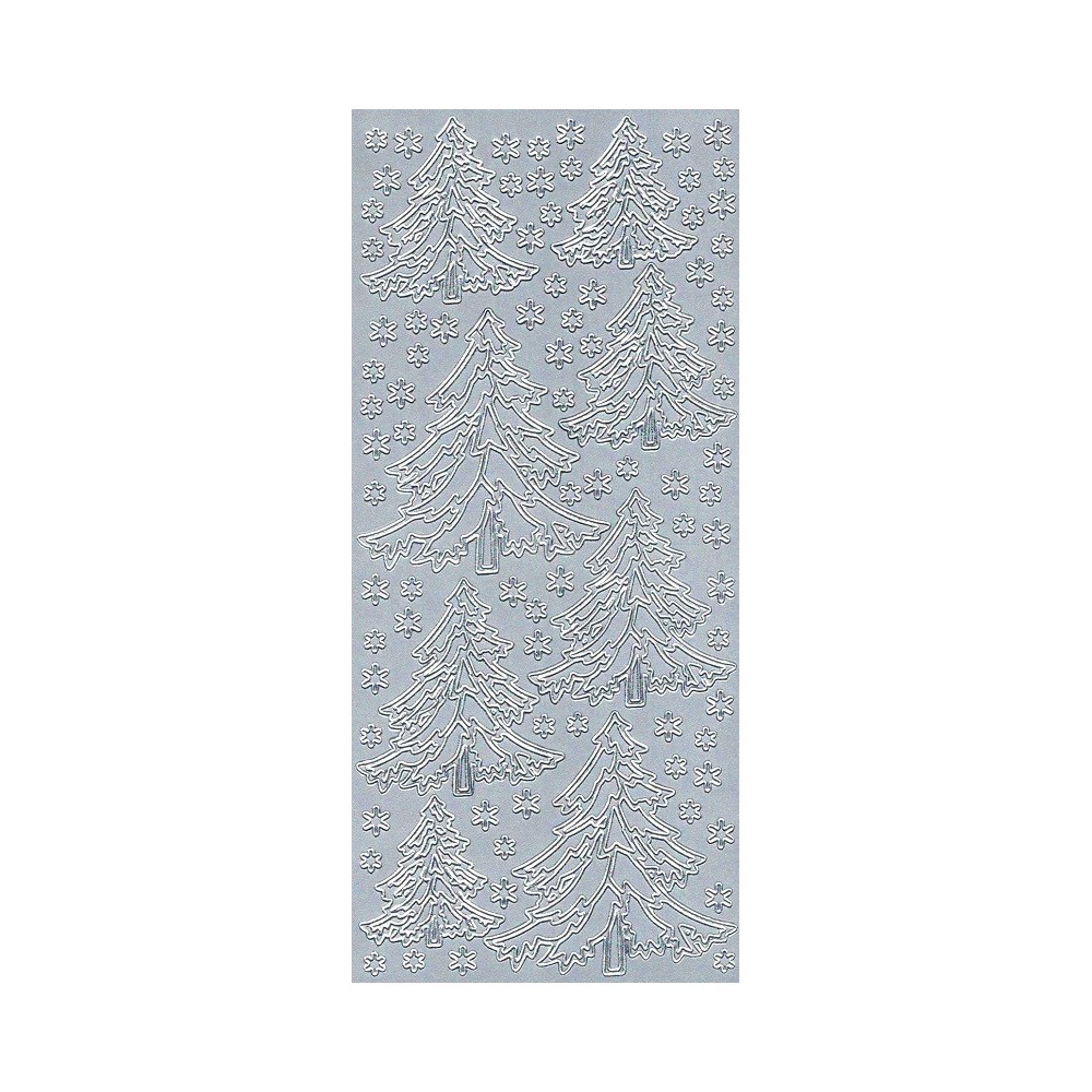 Stickers - Christmas Tree 700 Silver