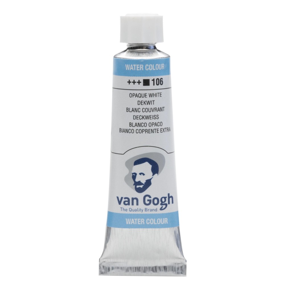 Watercolor paint in tube - Van Gogh - Opaque White 10 ml