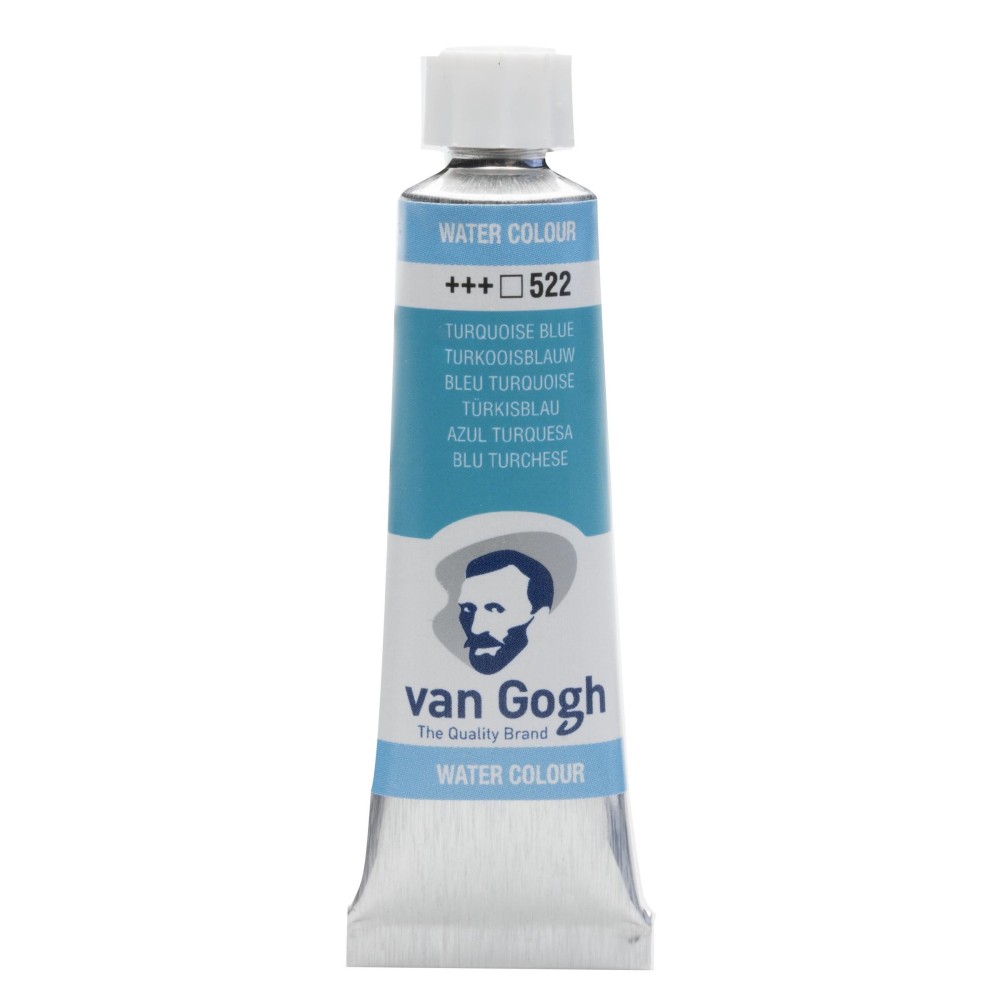 Watercolor paint in tube - Van Gogh - Turquoise Blue 10 ml