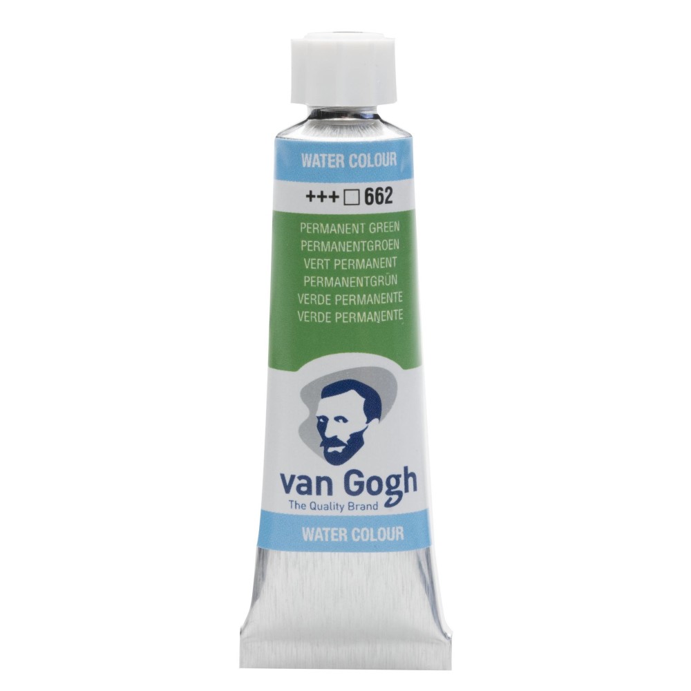 Watercolor paint in tube - Van Gogh - Permanent Green 10 ml