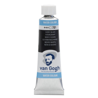 Farba akwarelowa - Van Gogh - Ivory Black 10 ml