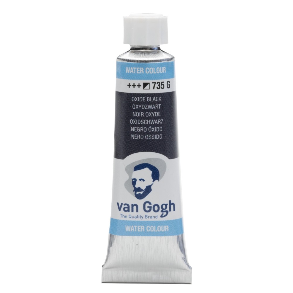 Watercolor paint in tube - Van Gogh - Oxide Black 10 ml