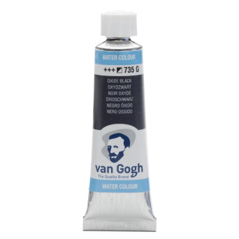 Farba akwarelowa - Van Gogh - Oxide Black 10 ml