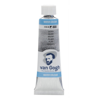 Farba akwarelowa - Van Gogh - Silver 10 ml