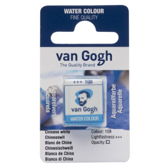 Farba akwarelowa w kostce - Van Gogh - Chinese White