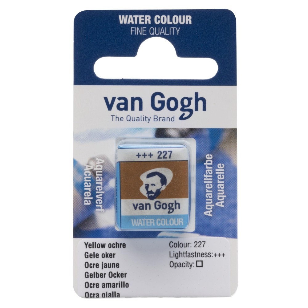 Farba akwarelowa w kostce - Van Gogh - Yellow Ochre