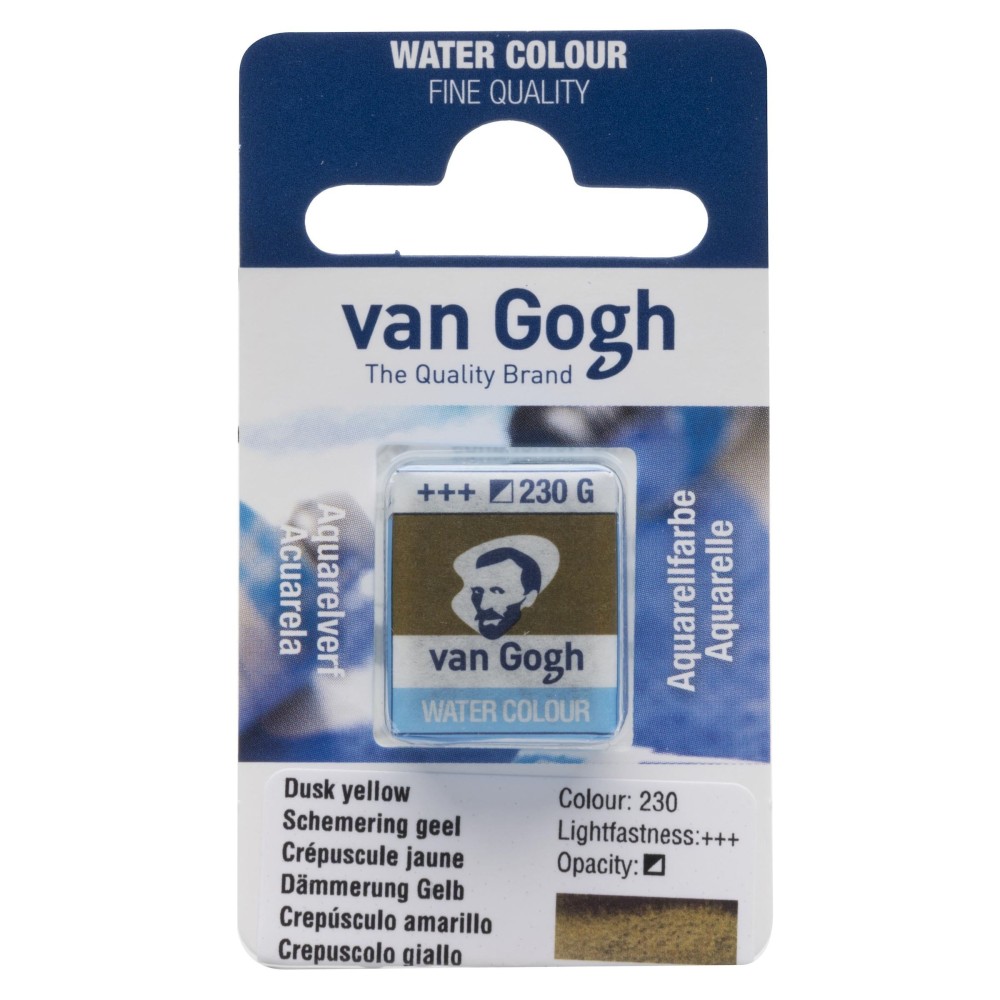 Farba akwarelowa w kostce - Van Gogh - Dusk Yellow