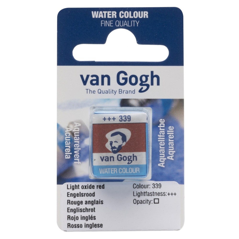 Farba akwarelowa w kostce - Van Gogh - Light Oxide Red