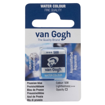 Farba akwarelowa w kostce - Van Gogh - 508 Prussian Blue