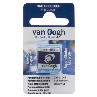 Watercolor pan paint - Van Gogh - 568 Permanent Blue Violet