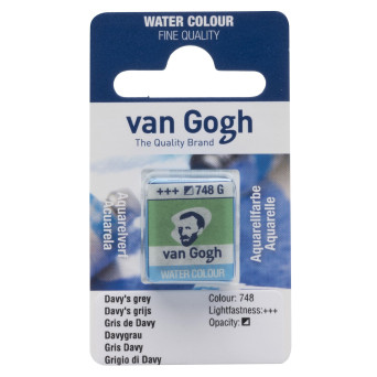 Watercolor pan paint - Van Gogh - 748 Davy's Grey