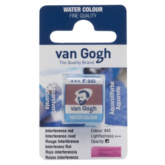 Watercolor pan paint - Van Gogh - 845 Interference Red