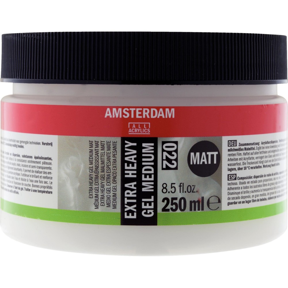 Medium do akryli w żelu - Amsterdam - matowe, bardzo gęste, 250 ml