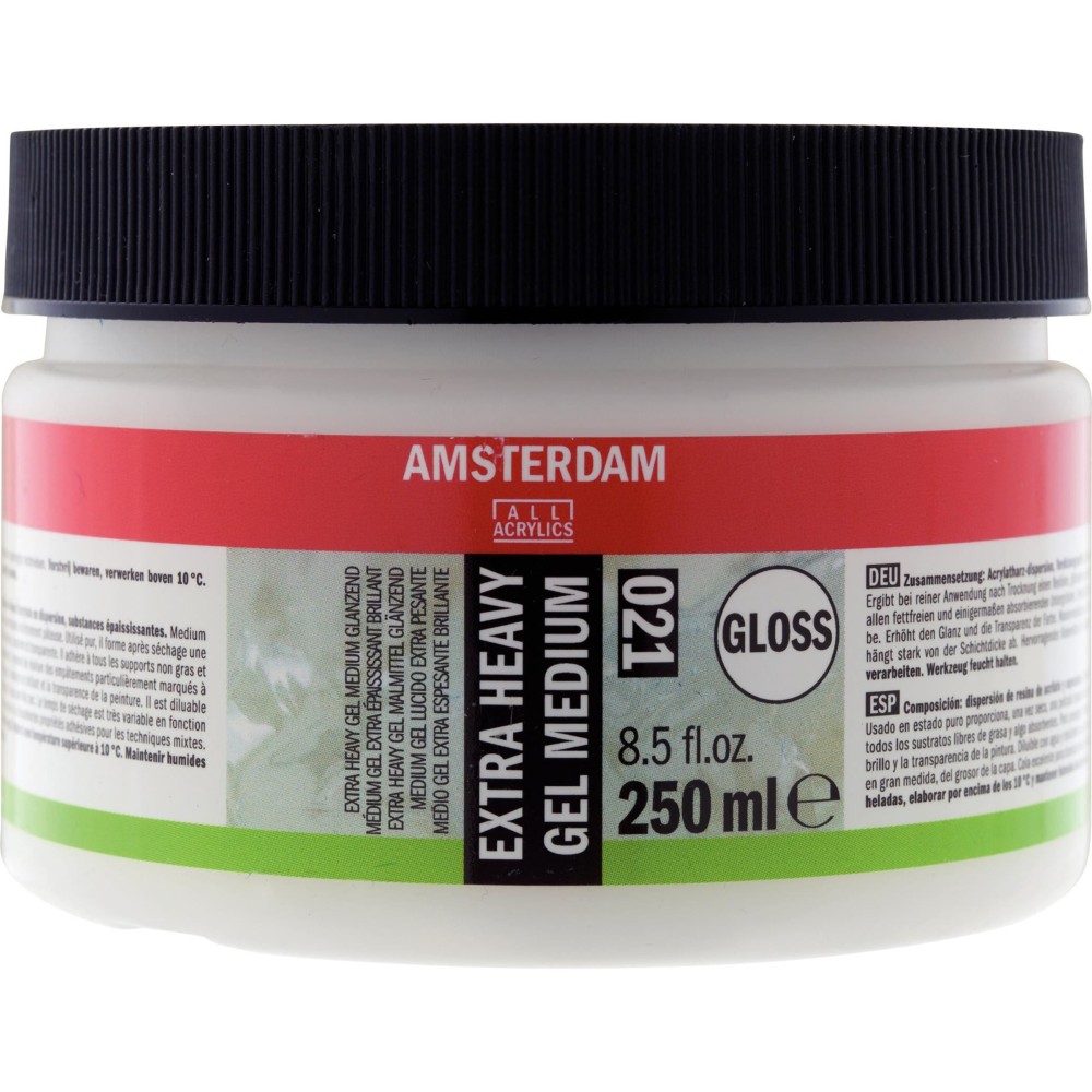 Medium do akryli w żelu - Amsterdam - błyszczące, bardzo gęste, 250 ml