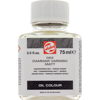 Werniks damarowy do farb olejnych - Talens - matowy, 75 ml