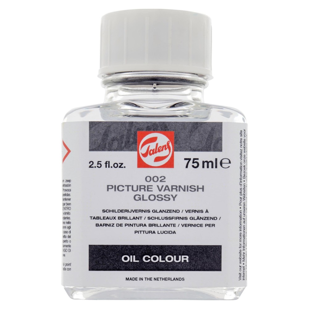 Werniks końcowy do farb olejnych - Talens - błyszczący, 75 ml