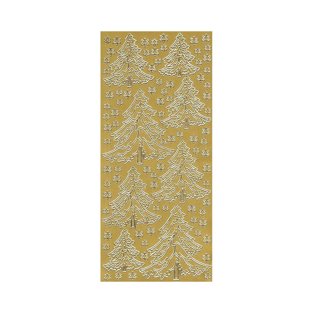Stickers - Christmas Tree 700 Gold