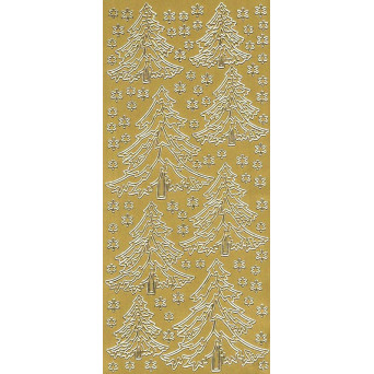 Stickers - Christmas Tree 700 Gold