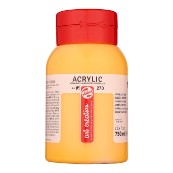 Acrylic paint - Talens Art Creation - Azo Yellow Deep, 750 ml