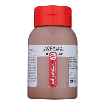 Acrylic paint - Talens Art Creation - Burnt Umber, 750 ml