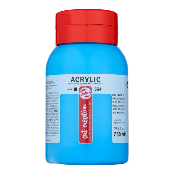 Farba akrylowa - Talens Art Creation - Brilliant Blue, 750 ml