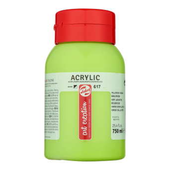 Farba akrylowa - Talens Art Creation - Yellowish Green, 750 ml