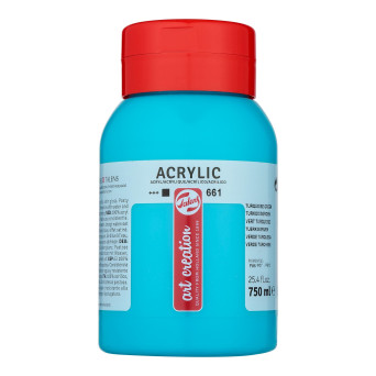 Farba akrylowa - Talens Art Creation - Turquoise Green, 750 ml