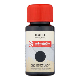 Farba do tkanin Textile - Talens Art Creation - Elegant Black, 50 ml