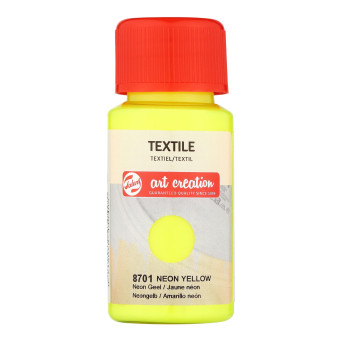 Farba do tkanin Textile - Talens Art Creation - Neon Yellow, 50 ml