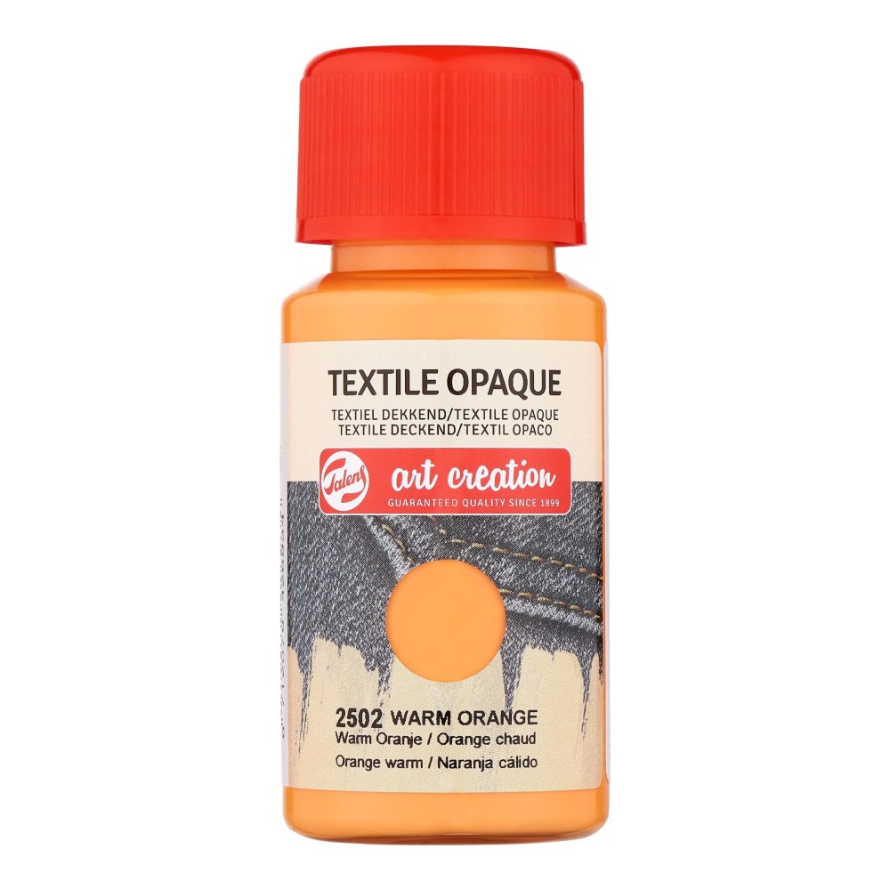 Textile Opaque paint - Talens Art Creation - Warm Orange, 50 ml