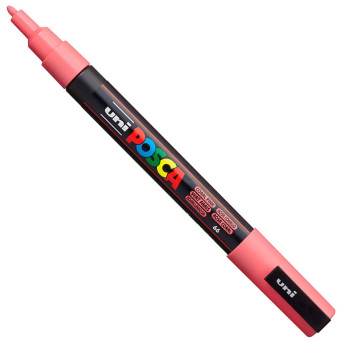 Marker Posca PC-3M - Uni - koralowy, coral pink