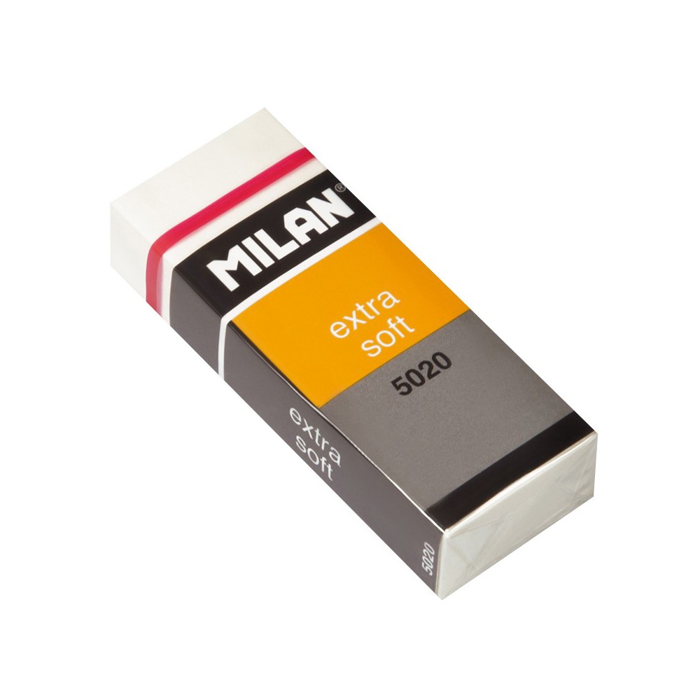 Gumka ołówkowa Extra Soft - Milan - biała
