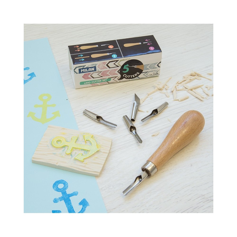 Lino Cutters set - Milan - 5 pcs.