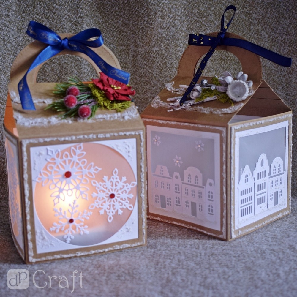 Set of cutting dies - DpCraft - Openwork snowflakes, 6 pcs.