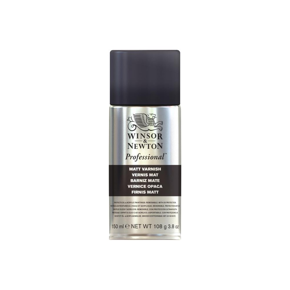 Werniks w sprayu Professional - Winsor & Newton - matowy, 150 ml