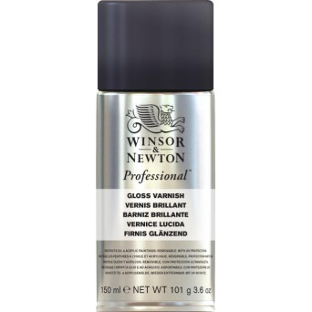 Werniks w sprayu Professional - Winsor & Newton - błyszczący, 150 ml