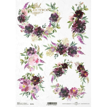 Papier do decoupage A4 - ITD Collection - ryżowy, R1751