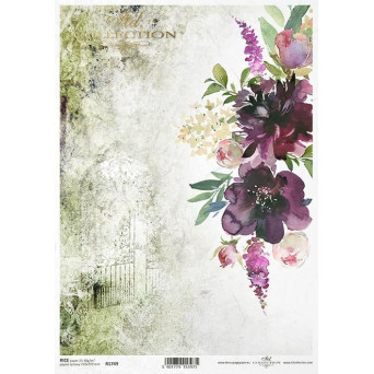 Papier do decoupage A4 - ITD Collection - ryżowy, R1749