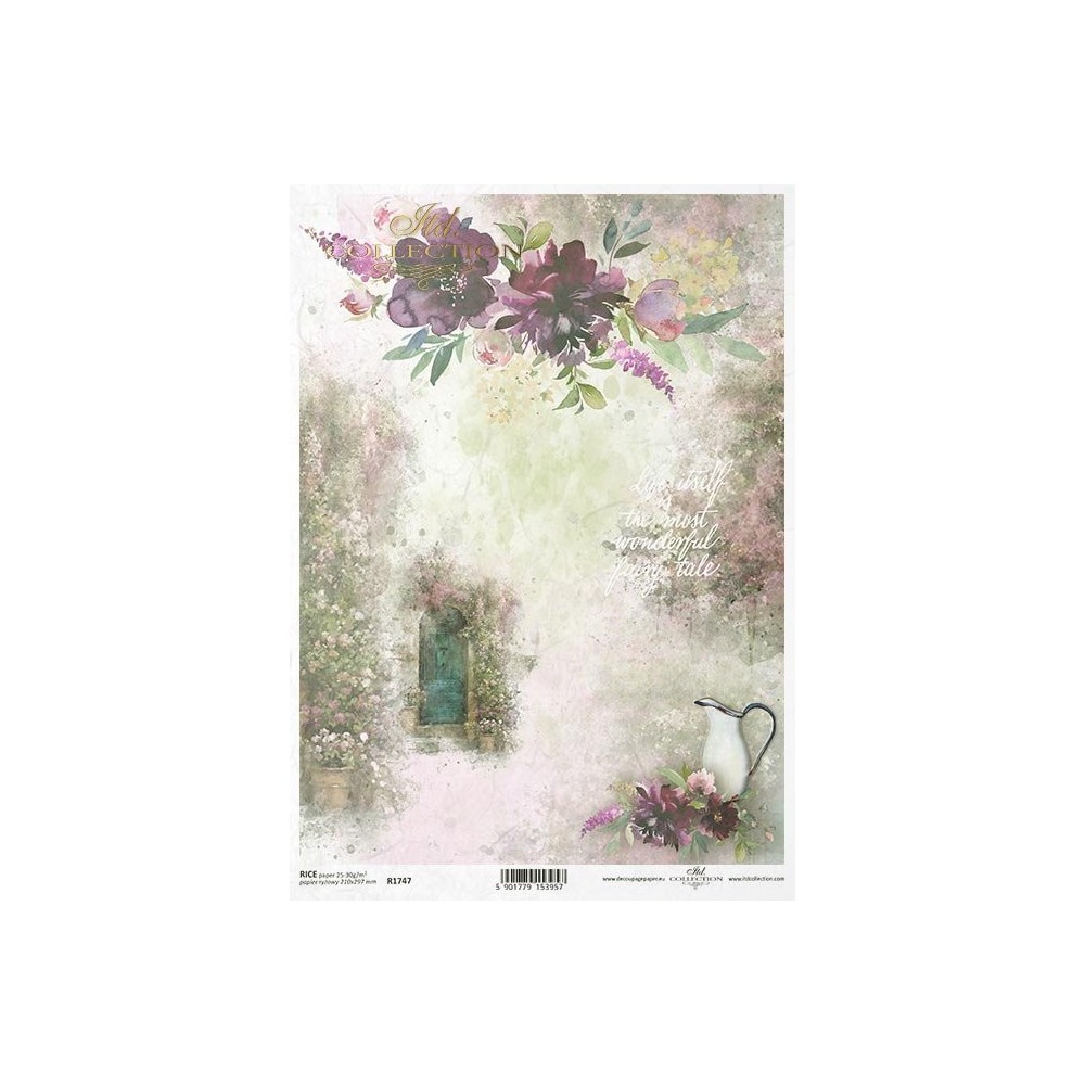 Decoupage paper A4 - ITD Collection - rice, R1747
