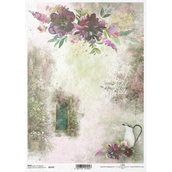 Papier do decoupage A4 - ITD Collection - ryżowy, R1747