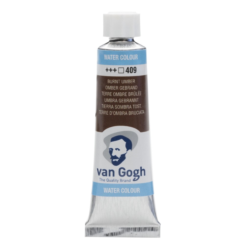 Watercolor paint in tube - Van Gogh - Burnt Umber 10 ml