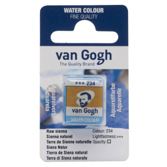 Farba akwarelowa w kostce - Van Gogh - 234 Raw Sienna