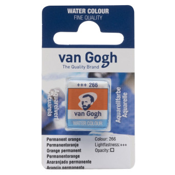 Watercolor pan paint - Van Gogh - 266 Permanent Orange