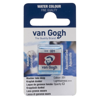 Watercolor pan paint - Van Gogh - 331 Madder Lake Deep
