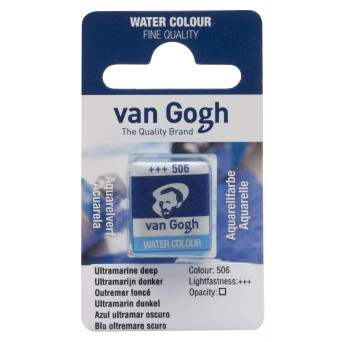 Watercolor pan paint - Van Gogh - 506 Ultramarine Deep