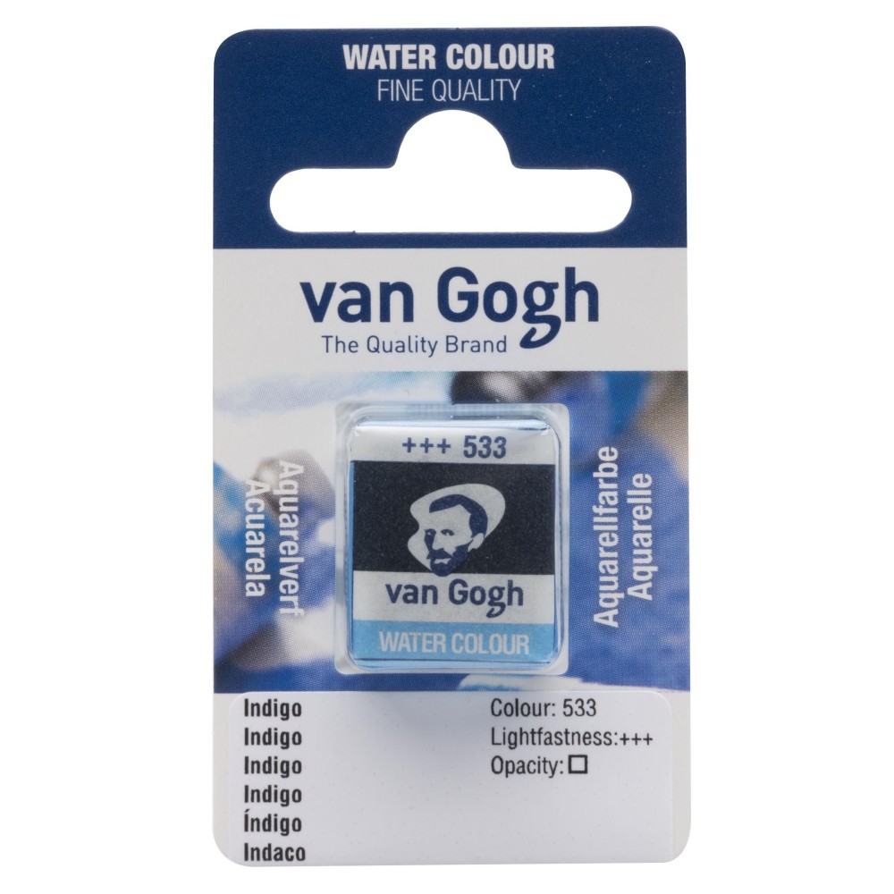 Farba akwarelowa w kostce - Van Gogh - 533 Indigo