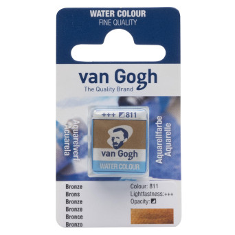 Farba akwarelowa w kostce - Van Gogh - 811 Bronze
