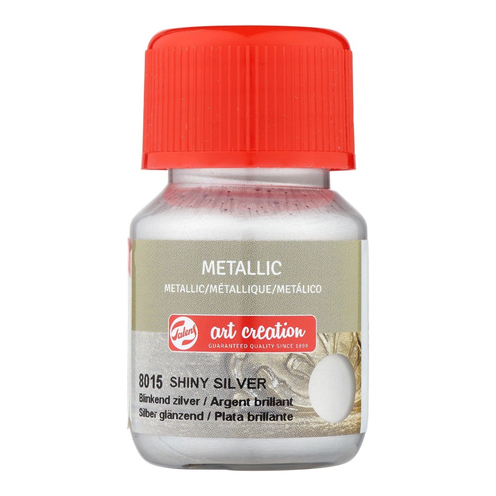 Metallic paint - Talens Art Creation - Shiny Silver, 30 ml