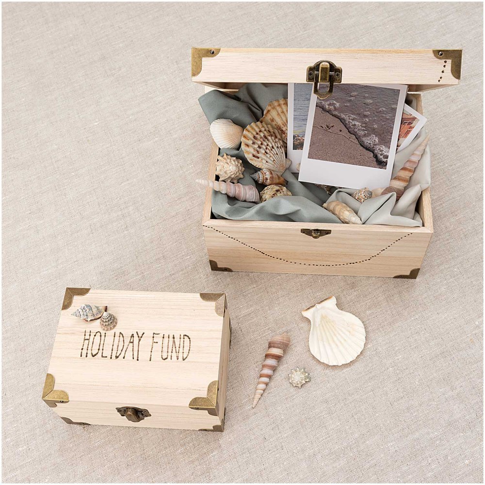 Wooden box - Rico Design - 20 x 16 x 11 cm