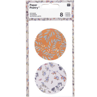 Stickers - Paper Poetry - big plants, 8 pcs.